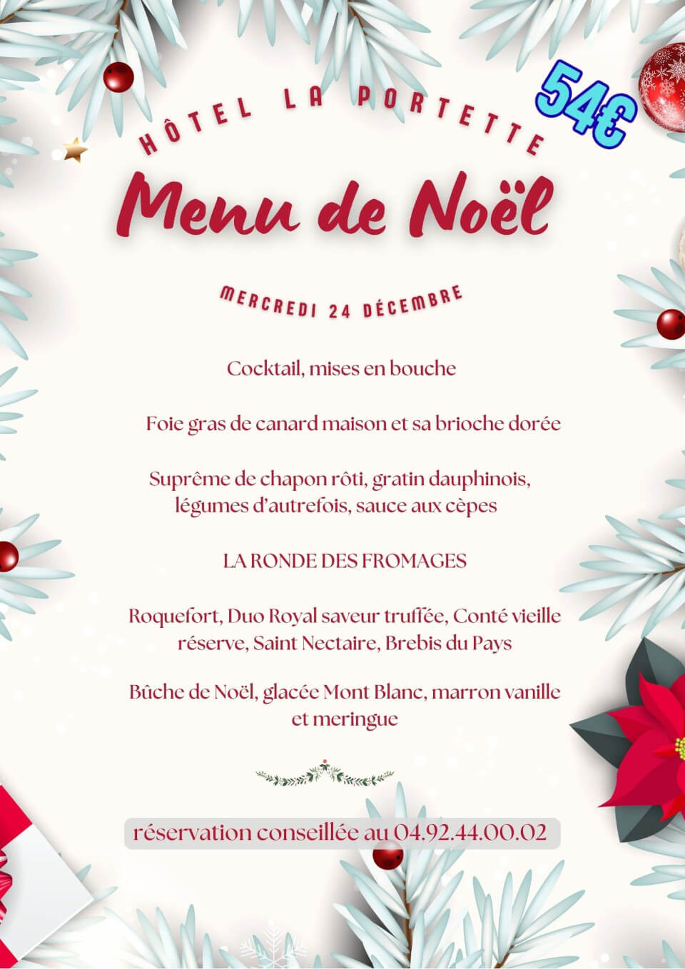 Christmas Menu 2025
